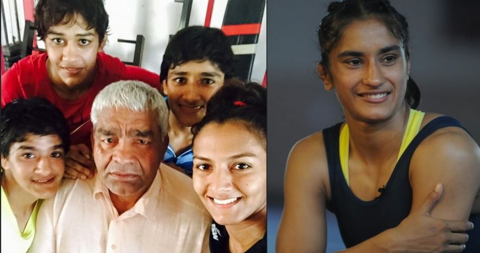 Dronacharya Award Winner Mahavir Phogat And Arjun Award Winner Vinesh