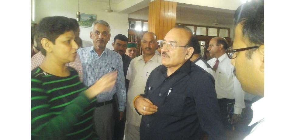 NRI Woman hits out at health minister Kaul Singh Thakur