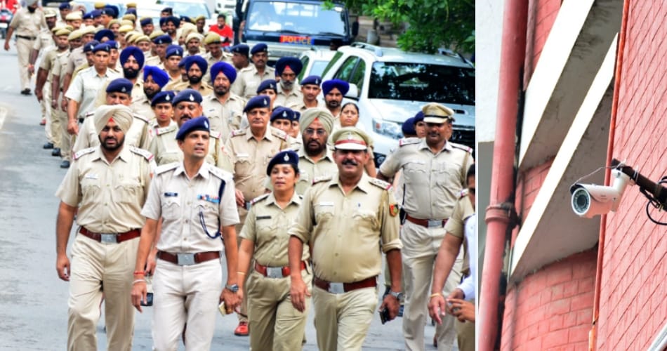 Security made sure of foot march