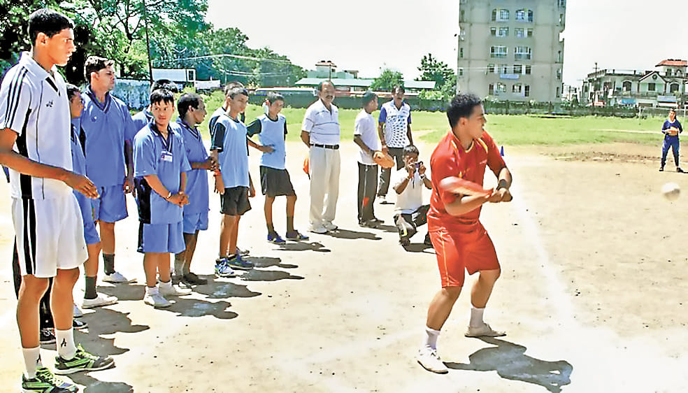 Special Olympics in the camp of the children showed their stamina