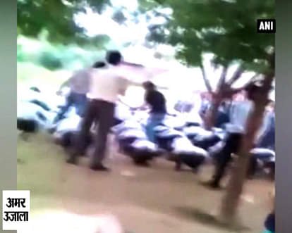 Caught on Cam: School authorities punish students in morning assembly