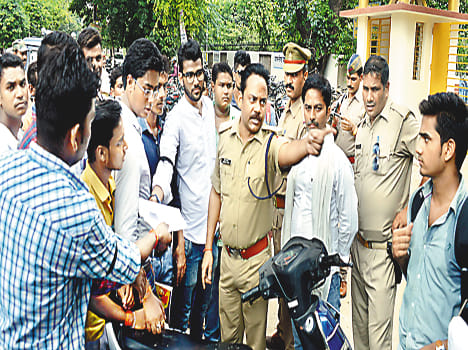 UGC team to prevent him from seeing the commotion on