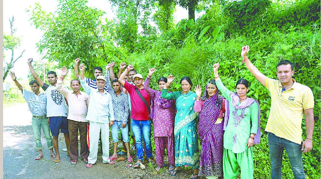 Two months off the road, the villagers display