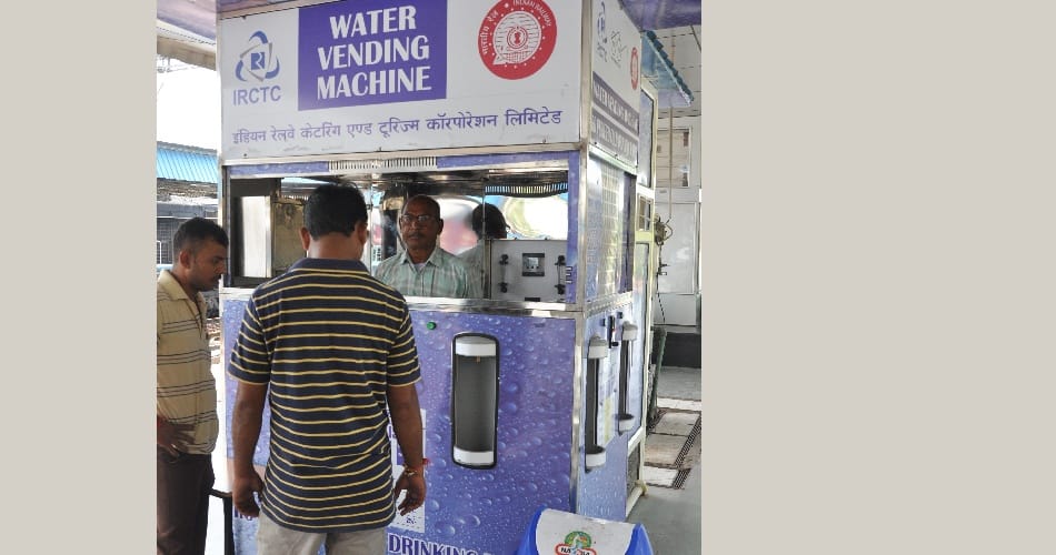  Water vending machine, Working at chandigarh railway station in chandigarh