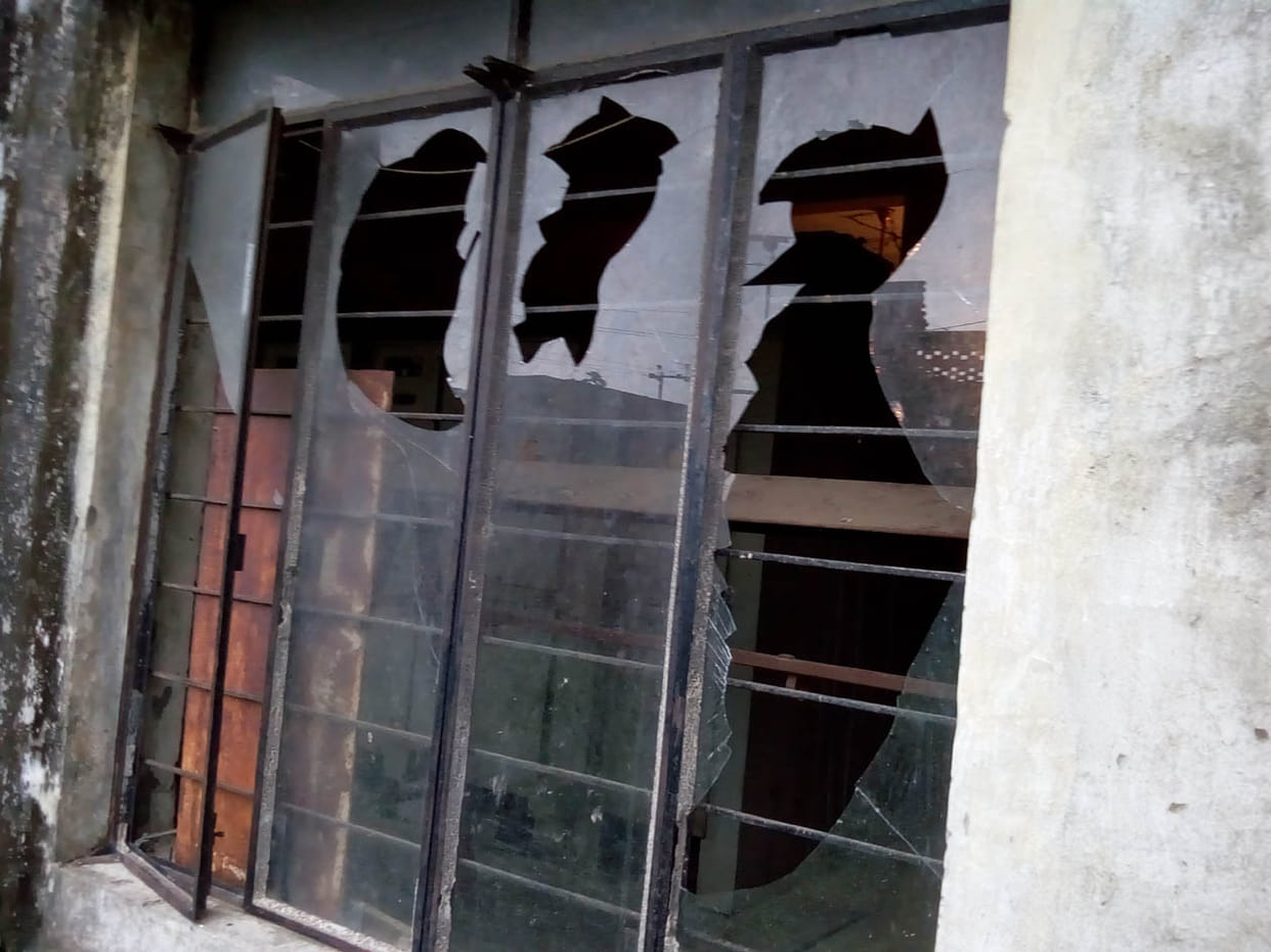 Rudrapur power in office vandalized