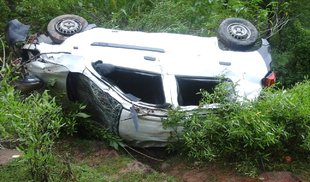 car accident at chamba, one piligrim died.