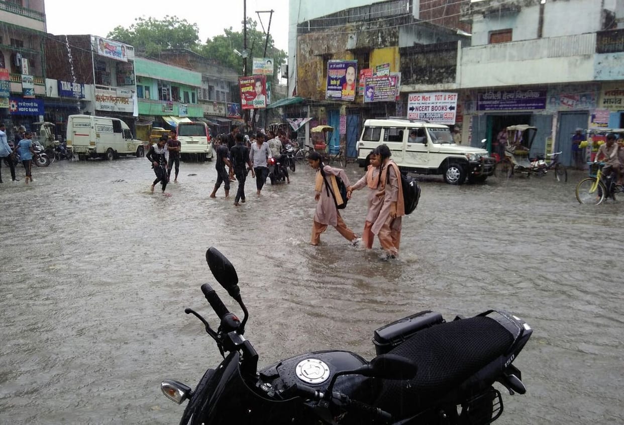 Relief from the humid rain