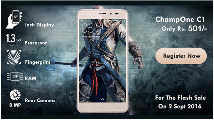 फ्रीडम 251 को टक्कर देने आया 501 रुपये में एंड्रॉयड फोन ChampOne C1 rival of freedom 251 at Rs 501
