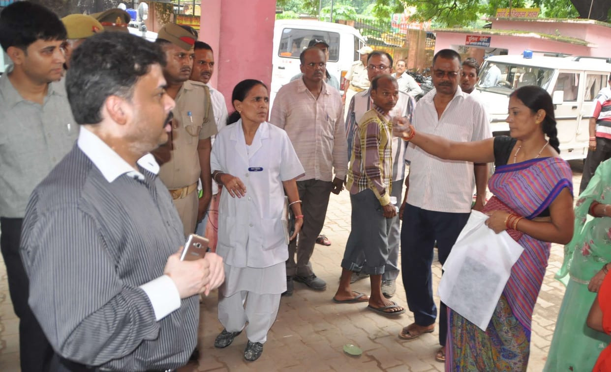 Desecrated in hospital, angry commissioner