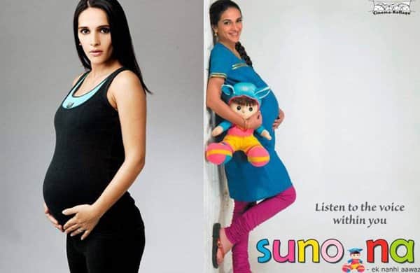 Actresses who work in her pregnancy period