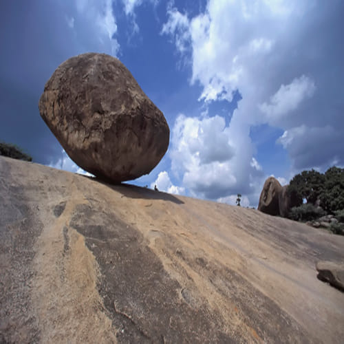 mystery of Krishna's Butter Ball