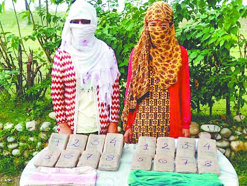 Nepali women again hashish seized