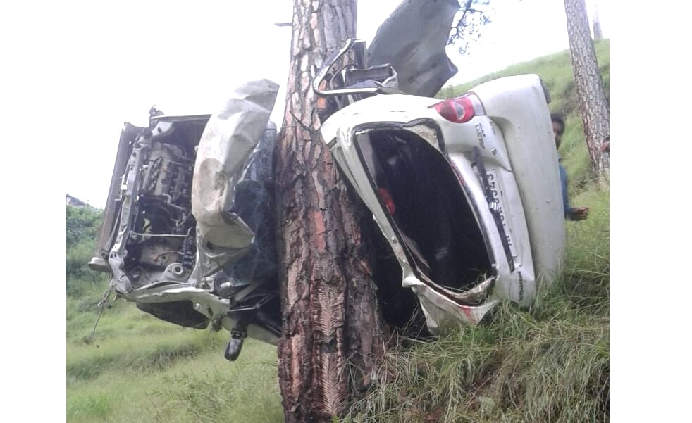 Five killed in Car accident at Nerwa, shimla.