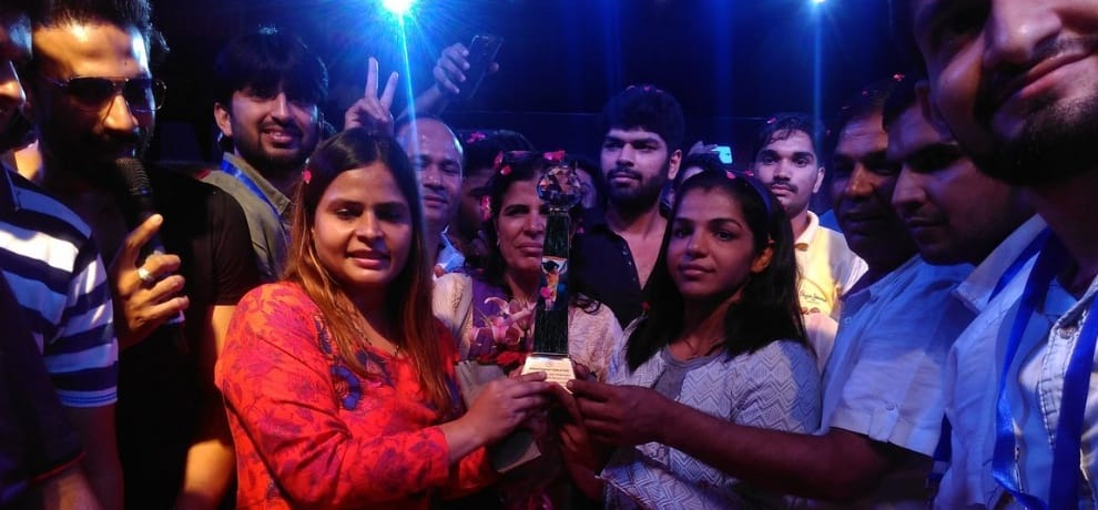 nsui starts its campaign for dusu election, organise cultural fest in du sakshi malik also came