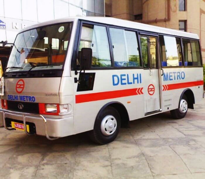 अब मेट्रो फीडर बस से सफर करिए डासना टू सराय काले खां Metro Feeder Bus