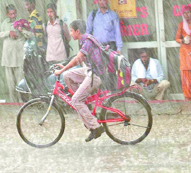 rainfal hisar, Hisar
