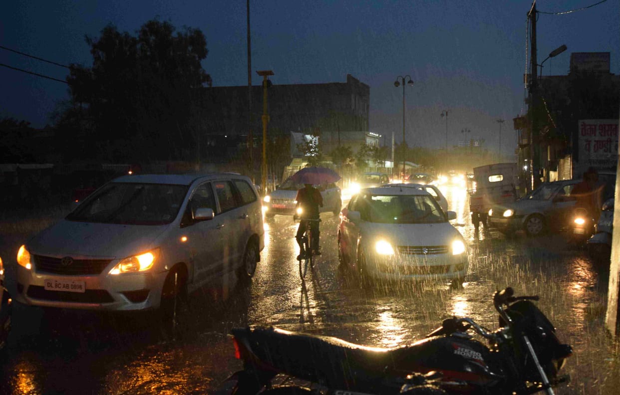 rainfall, heavy rainfall, rohtak, haryana, weather, rain