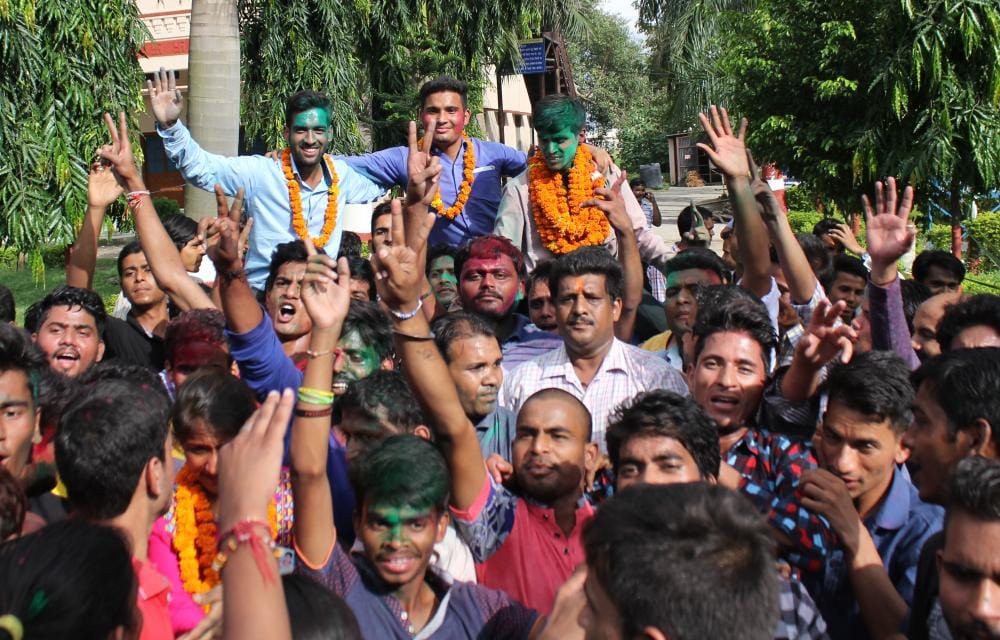 student union election in sgrr pg college