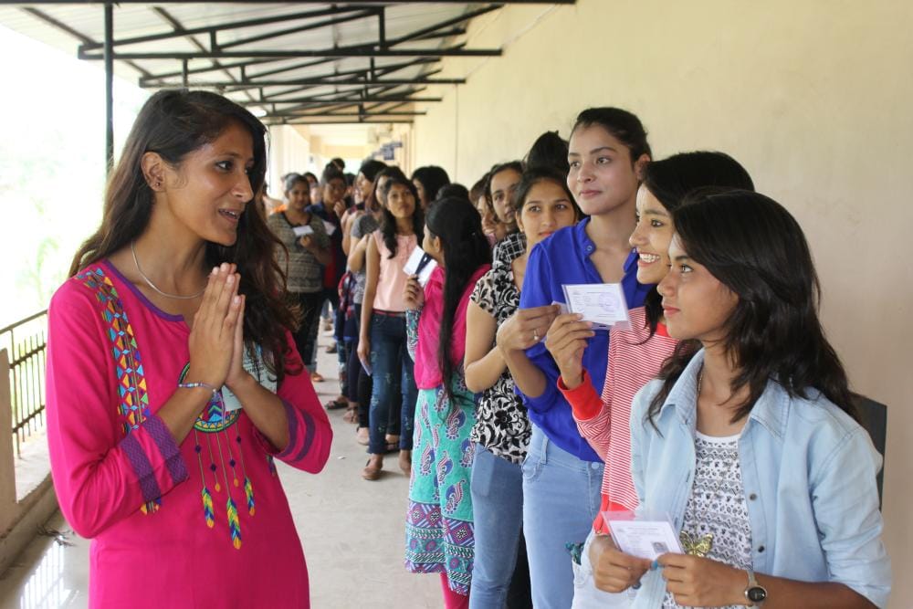 student union election in sgrr and mkp pg college