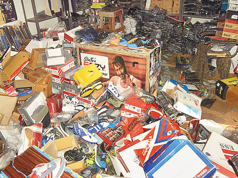 theft in sports shop