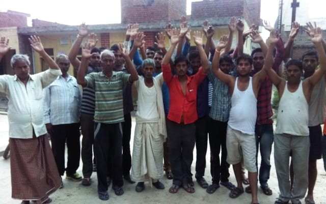 villagers fury were not arrested of murder accused