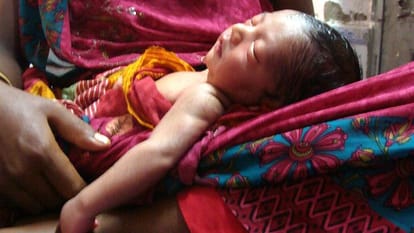 Bihar: Children whose name on flood 