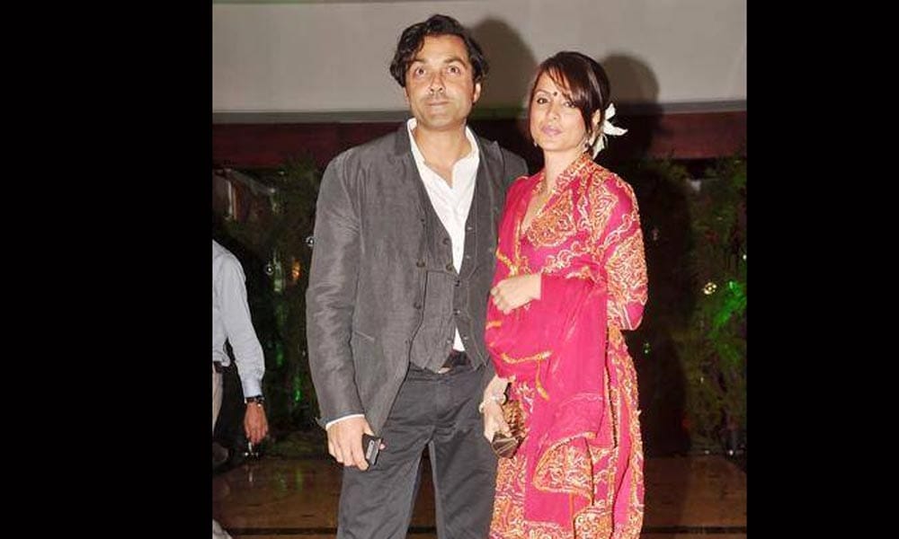 Bobby deol and tanya deol deol love story