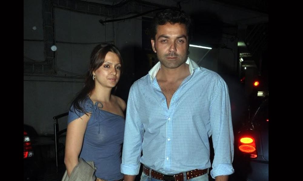 Bobby deol and tanya deol deol love story