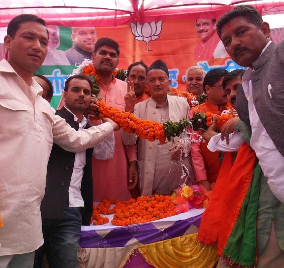 Chaukhutia BJP rally