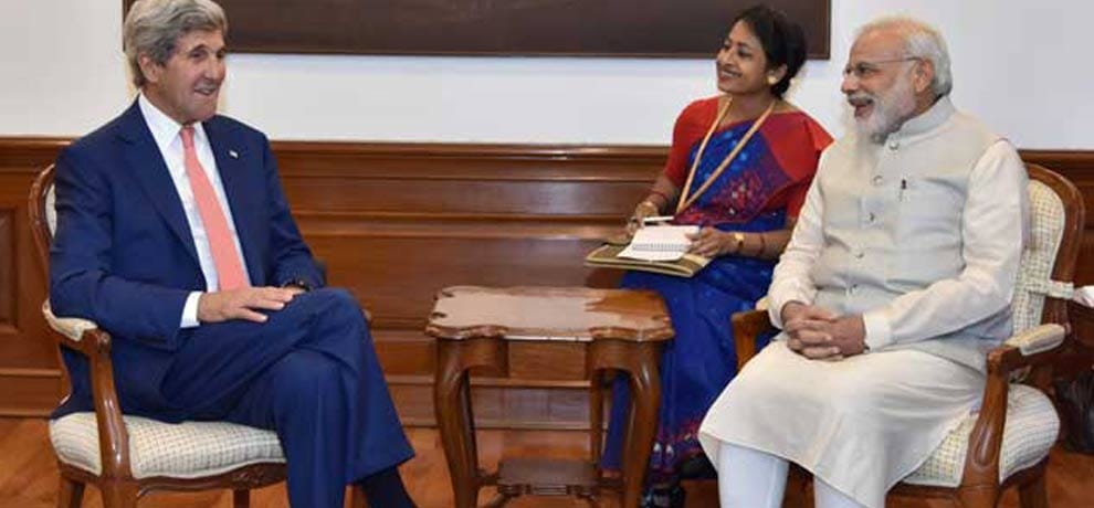 John Kerry said big opportunities for investment in India due to clean energy technology