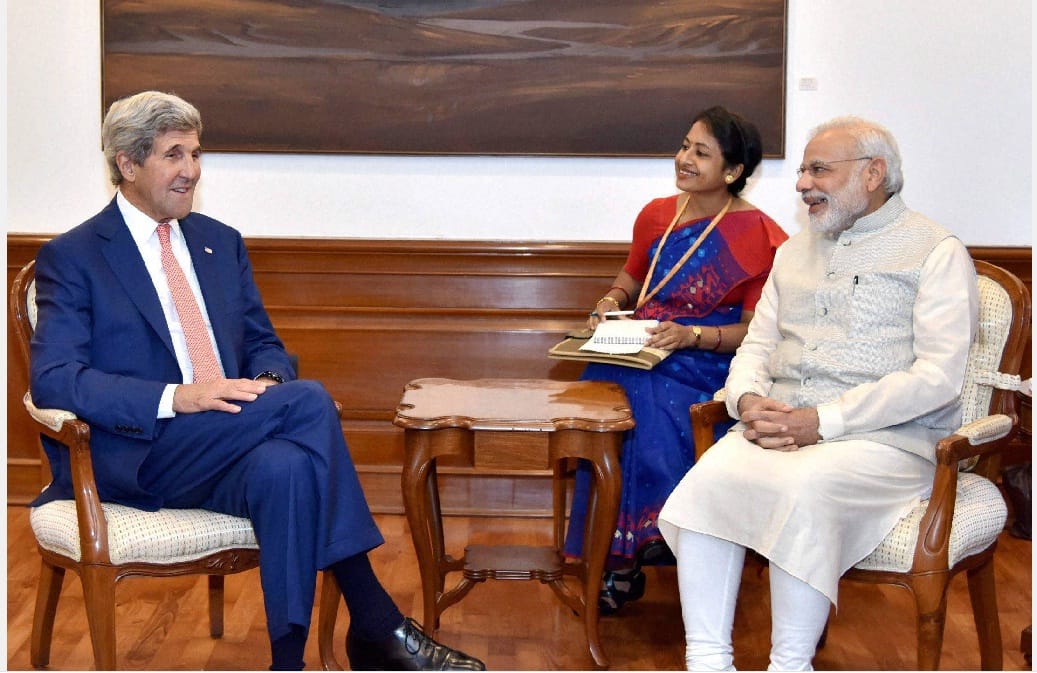 Kerry calls on Modi, shares US’ view on developments in region