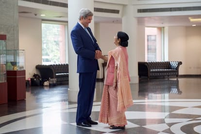 Have you come here in boats, Kerry asks IIT-Delhi students