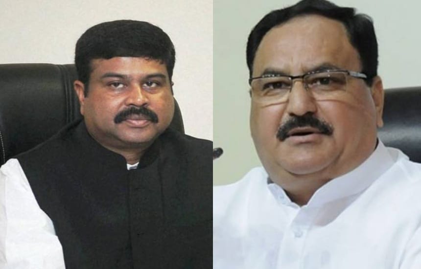 JP nadda and dharmendra pradhan in charge of uttarakhand.