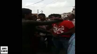 man beaten allegedly for molesting a woman