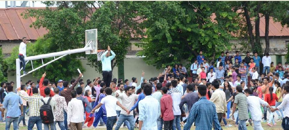 First MB college students on the highway hoopla