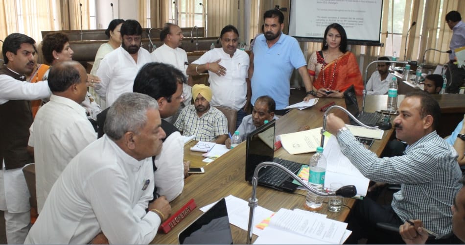 MC elections, 15 electoral schedule, credit politics, is on fire in chandigarh,