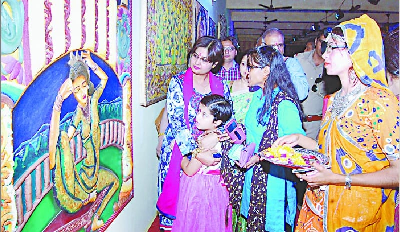 Painting competition in Muzaffarnagar