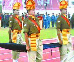 The passing out parade of 297 Recruit