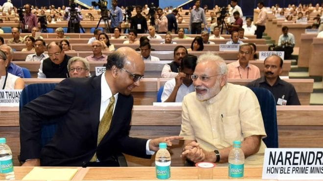 When Singapore deputy PM took class of Modi cabinet
