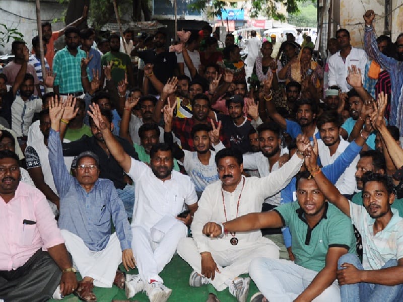 protest, batala protest, sanitation worker protest, batala, amritsar