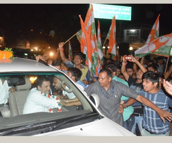 Rahul's Convoy car hits man and runs