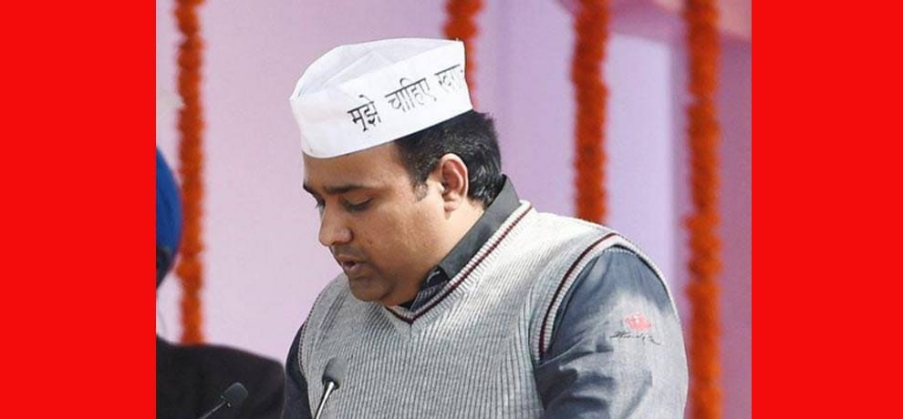 former aap minister sandeep kumar sent to 14 days judicial custody