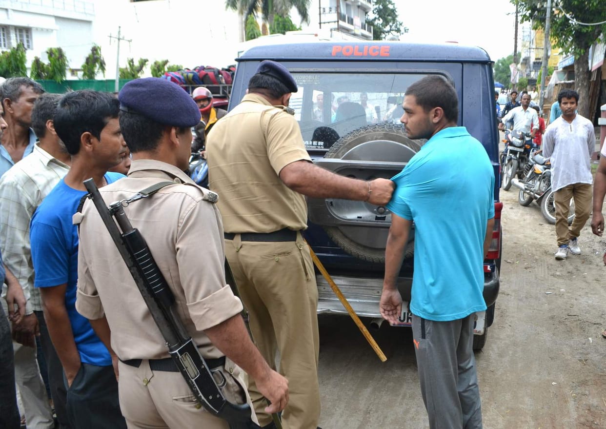 Srerah student manipulating hit slap on opposition