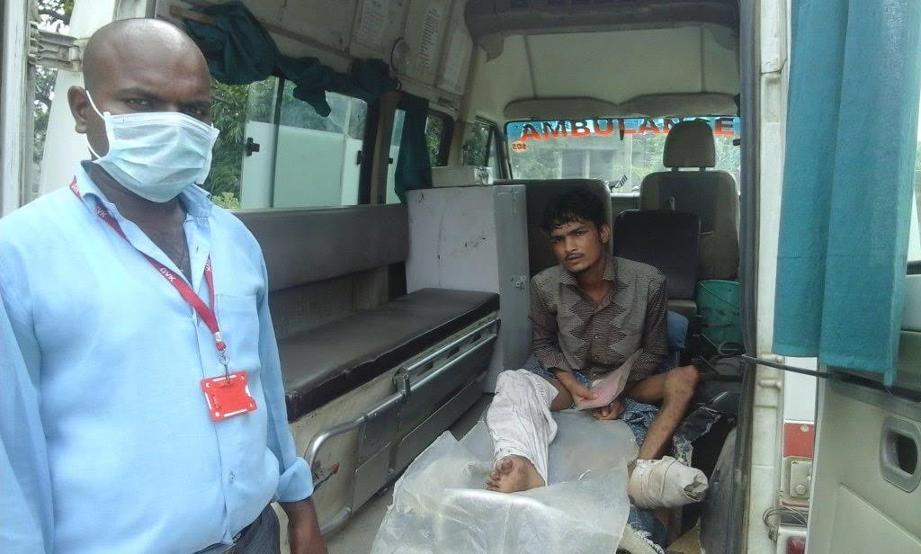 After struggling mo. Ali admitted to the trauma center