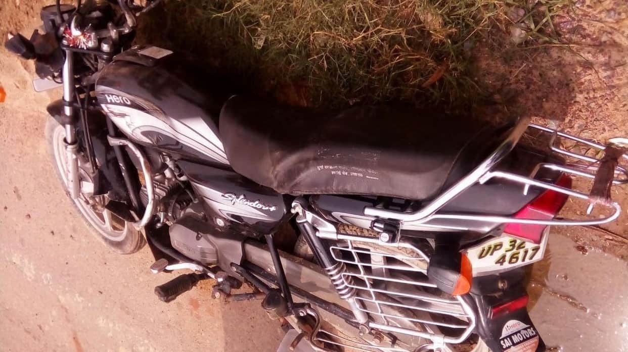 bike bus accident in lucknow