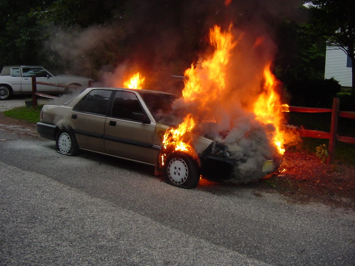  Congressman's car set on fire, case registered investigation started