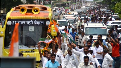 congress yaatra: old passion returned, congress showed its strength