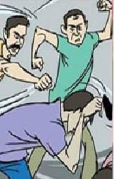 the young man robbed, attacked