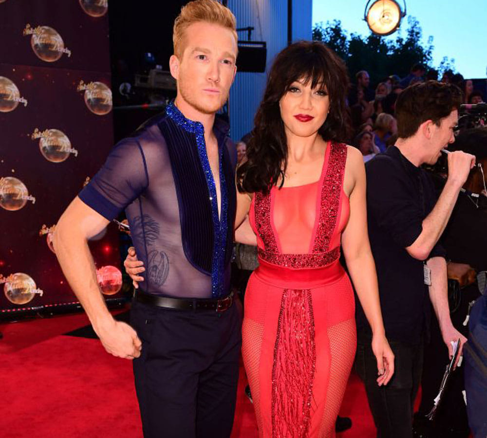 daisy lowe goes braless in an dancing show launching party