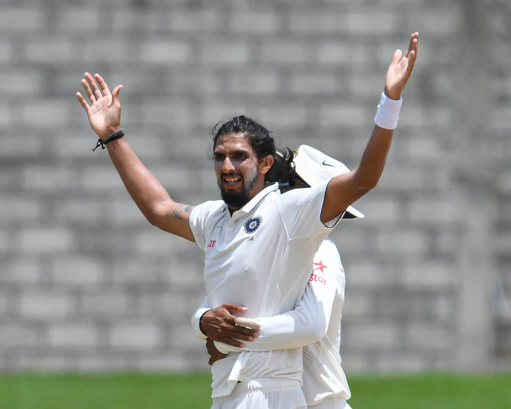 ishant sharma completed his 50 wickets against england in test